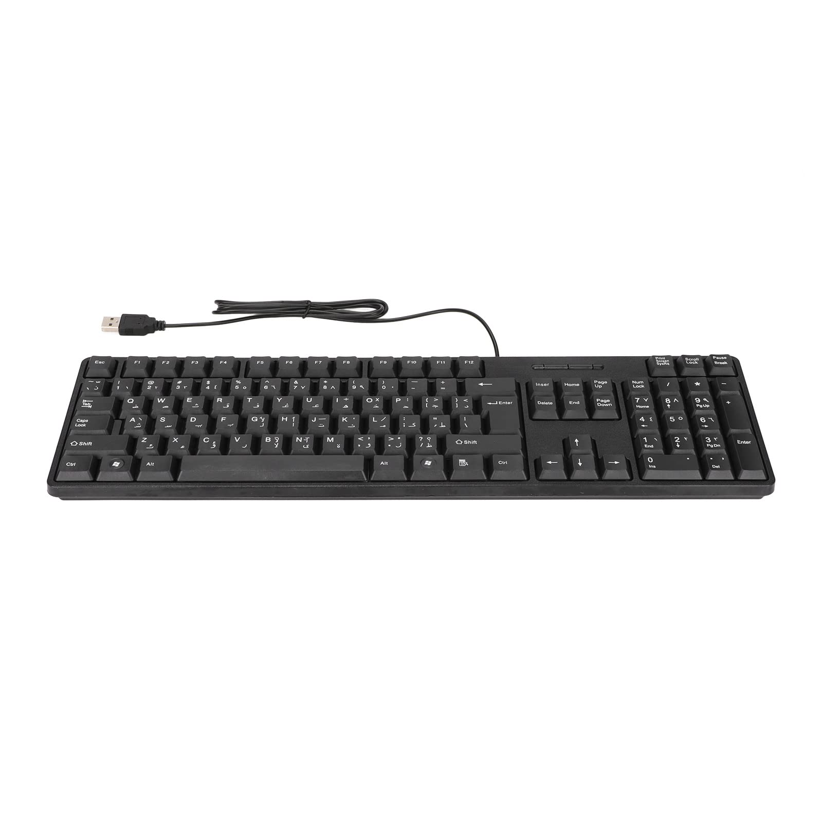 ブラック EX/35KBL 4GB RW 無線 Windows10 EXCLUZO Arabic Keyboard in ABS Material 104 Keys Black Keyboard